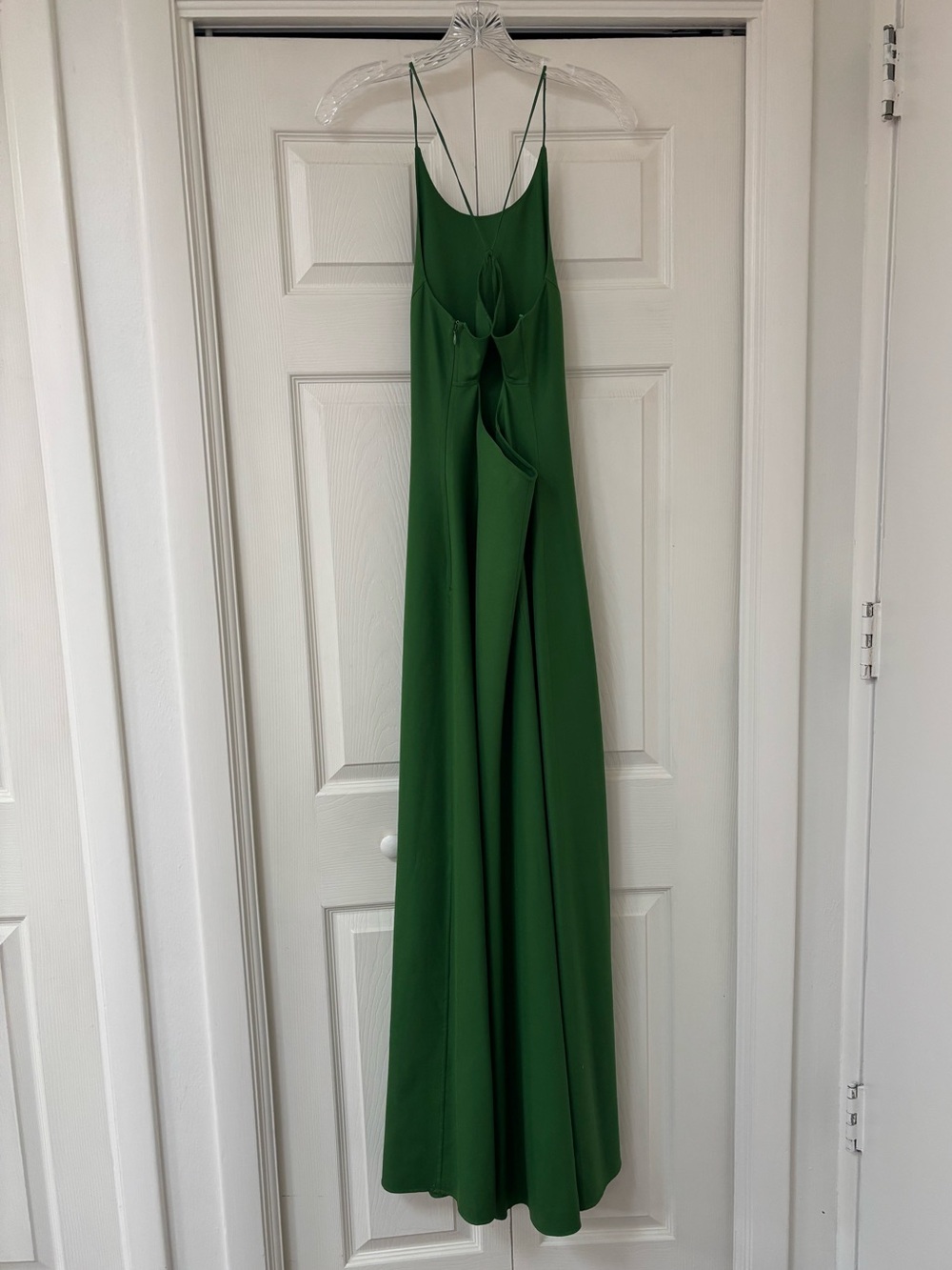 MICHAEL KORS COLLECTION Lawn Green Halter Sleeveless Slip Silk Maxi Dress - Picture 8 of 13